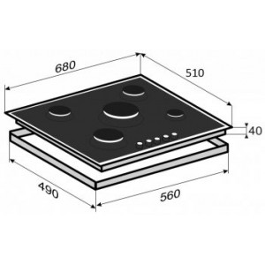 KORTING ГАЗОВАЯ ВАРОЧНАЯ HG 765 CТX