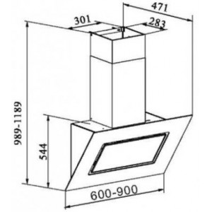 KORTING ВЫТЯЖКА KHC 91080 GN